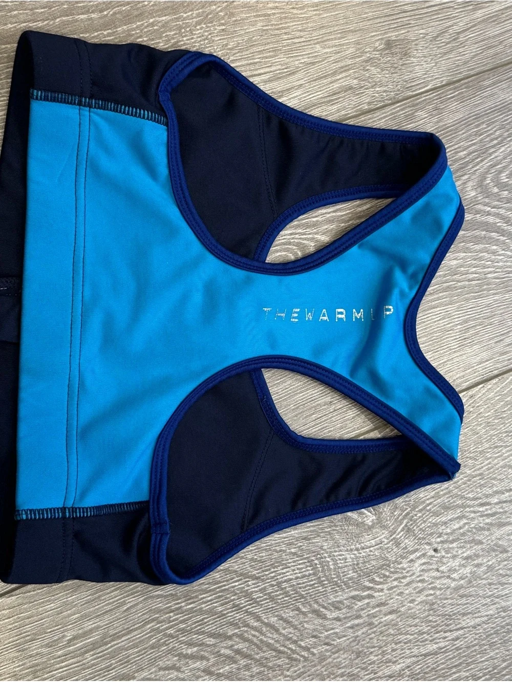 Jessica Simpson The Warm Up Sport Bra and Leggings Set Y2K Colorblock Athleisure - Picture 2 of 11